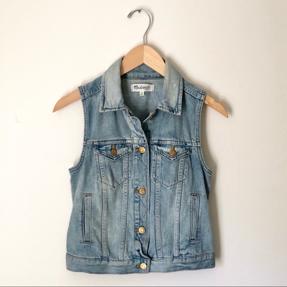 Madewell denim vest
